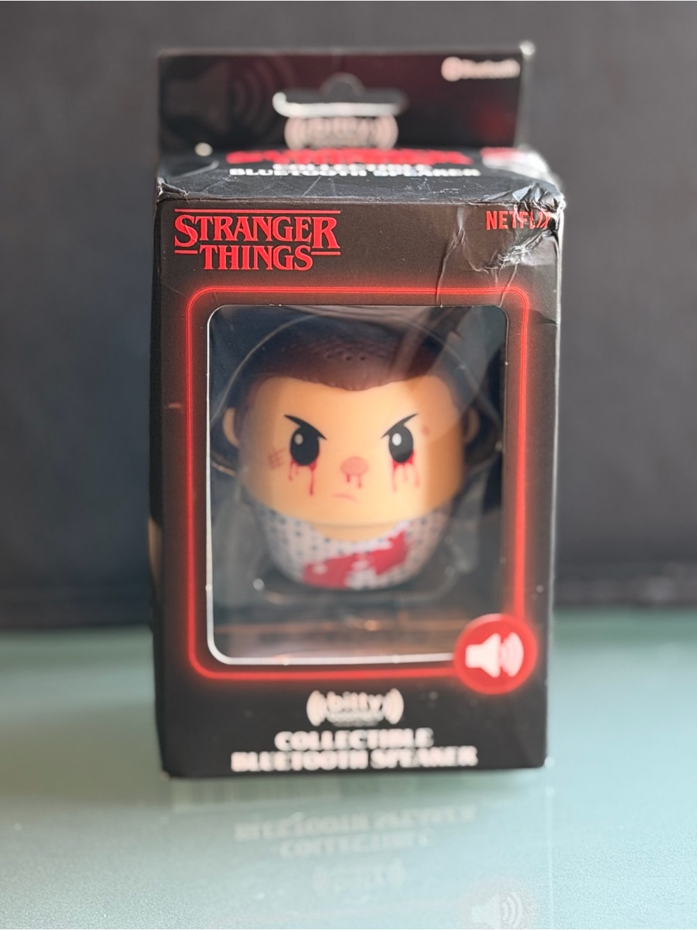 Stranger Things Collectible Bluetooth Speaker - Black/Red